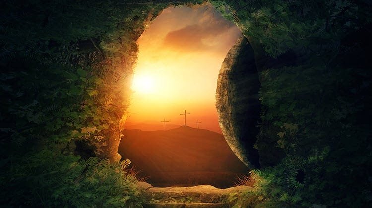 Jesus rises from the dead