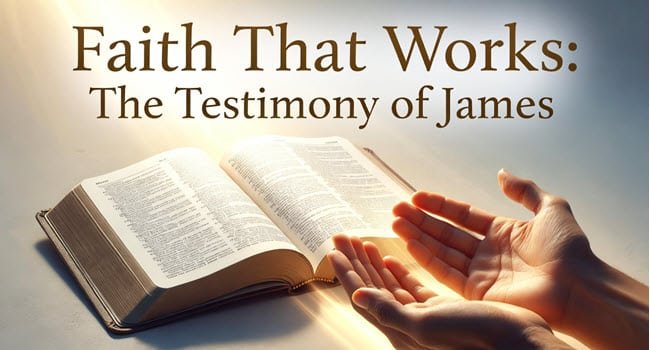 Faith That Works The Testimony of James Faith That Works The Testimony of James