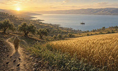 Theological essay on the Parable of the Sower (Matthew 13, Mark 4, Luke 8): four soils, the word of God, and fruit that lasts.