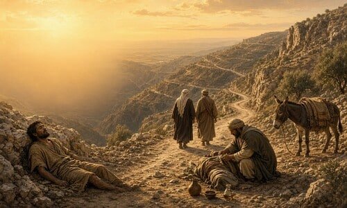 The Parable of The Good Samaritan 500 Theological reading of Luke 10:29–37. “Who is my neighbor?”, what the Good Samaritan Parable reveals about mercy, and how the parable still confronts us.