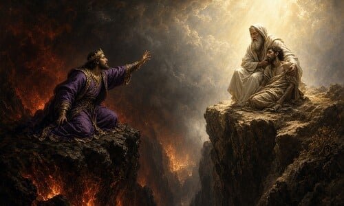 The Parable of the Rich Man and Lazarus 500 Theological essay on the Parable of the Rich Man and Lazarus (Luke 16:19-31): setting, context, observations, and conclusion.
