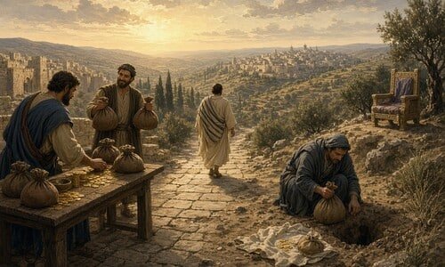 The Parable of the Talents and the Minas 500 The Parable of the Talents and the Minas: Faithful in a Few Things—Matthew 25 & Luke 19 on stewardship, delay, and the King who rewards faith, not fear.